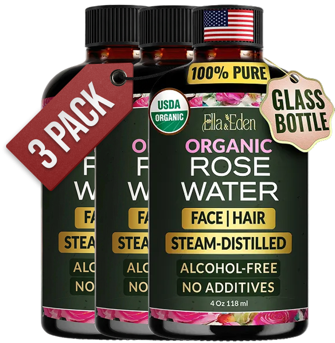 Organic Rose Water Spray 4 Fl Oz