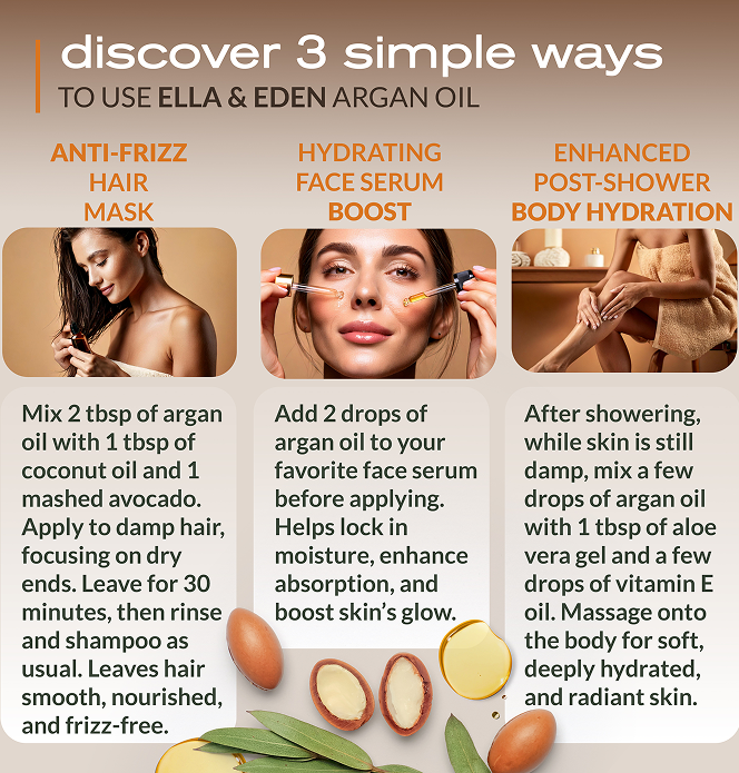 Pure Argan Oil 4oz, cold-pressed