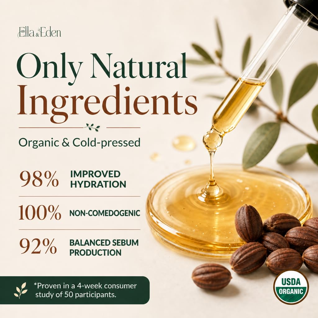 Ella & Eden Organic Jojoba Oil – image 5