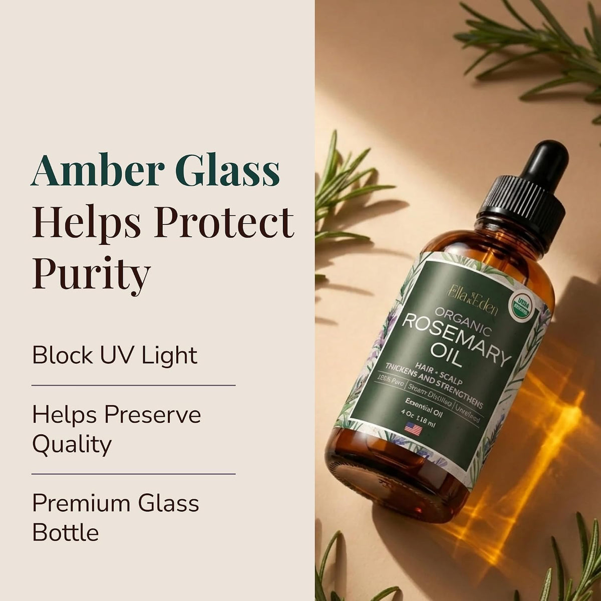 Ella & Eden Organic Rosemary Oil – image 5