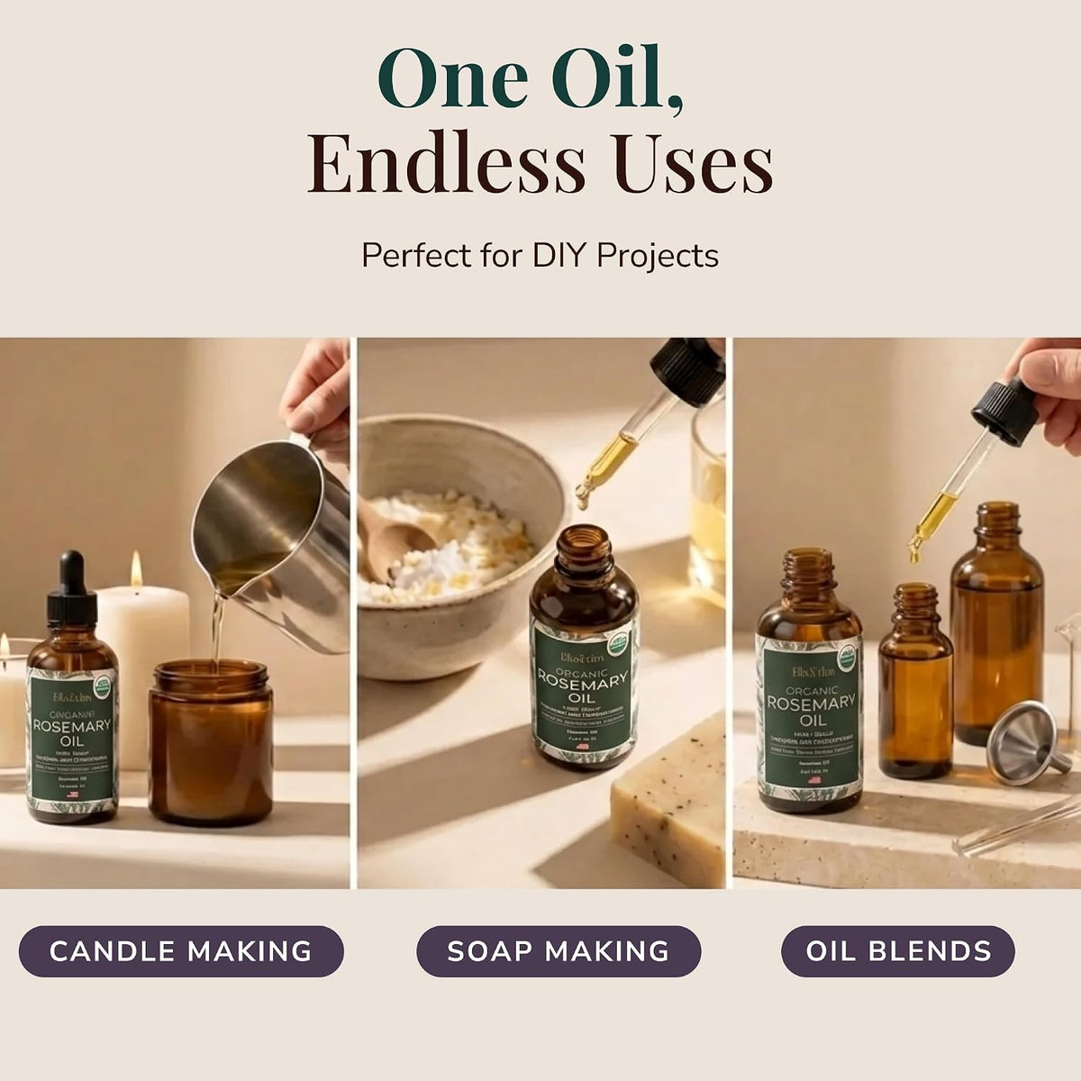 Ella & Eden Organic Rosemary Oil – image 7