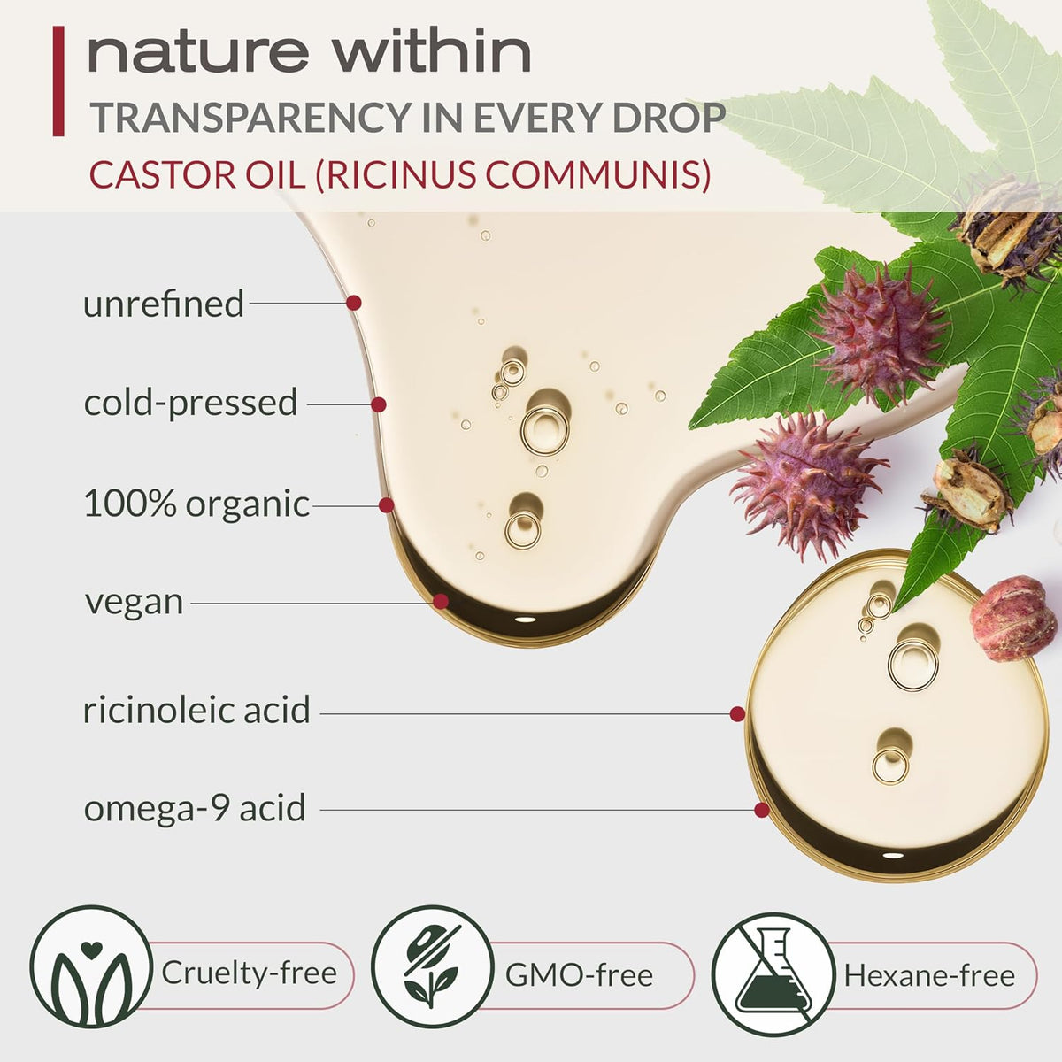Ella & Eden Organic Castor Oil for Lashes & Brows – image 2
