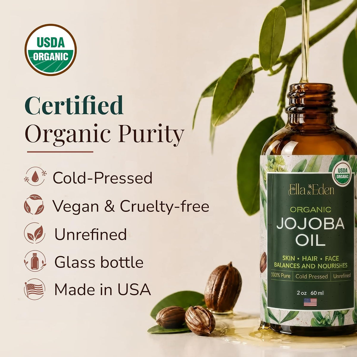 Ella & Eden Pure Jojoba Oil – image 2
