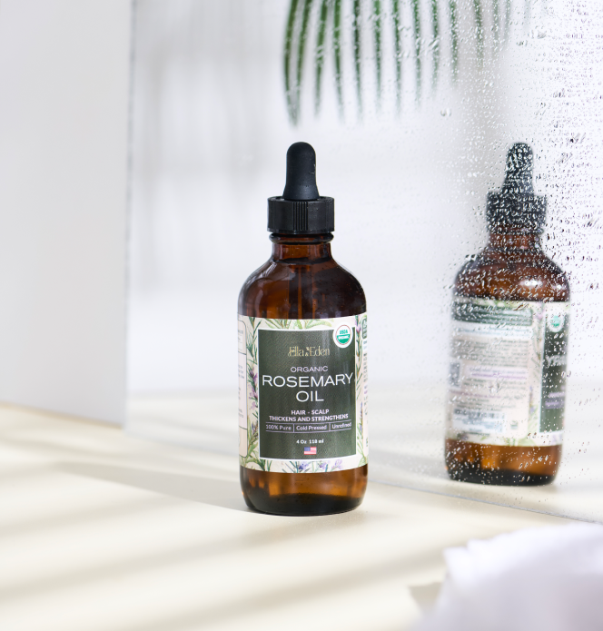 Pure Rosemary Oil 4oz, steam-distilled