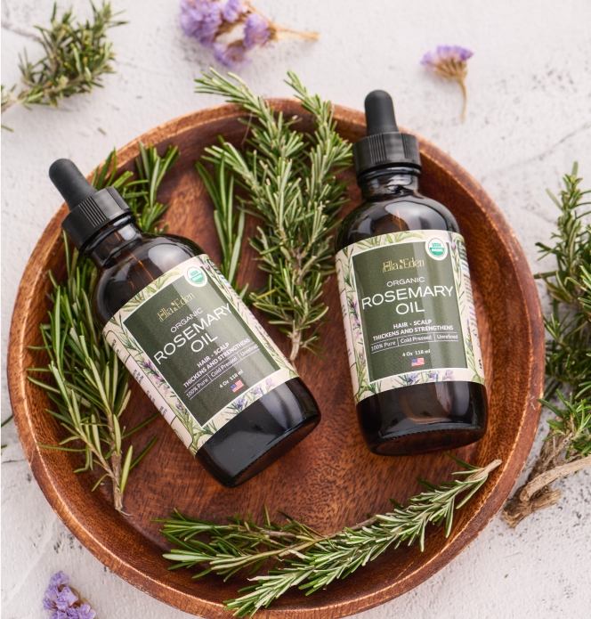 Pure Rosemary Oil 4oz, steam-distilled