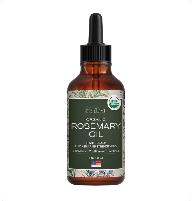 Pure Rosemary Oil 4oz, steam-distilled