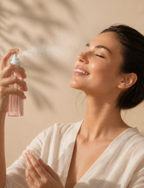Rose Water as Setting Spray: Achieve a Dewy Look