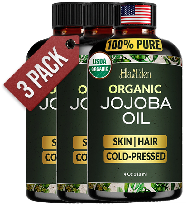 Pure Jojoba Oil 4oz, cold-pressed