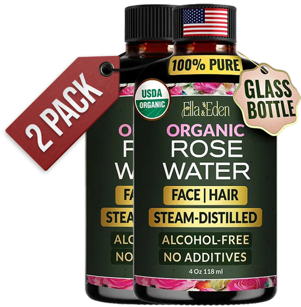 Organic Rose Water Spray 4 Fl Oz
