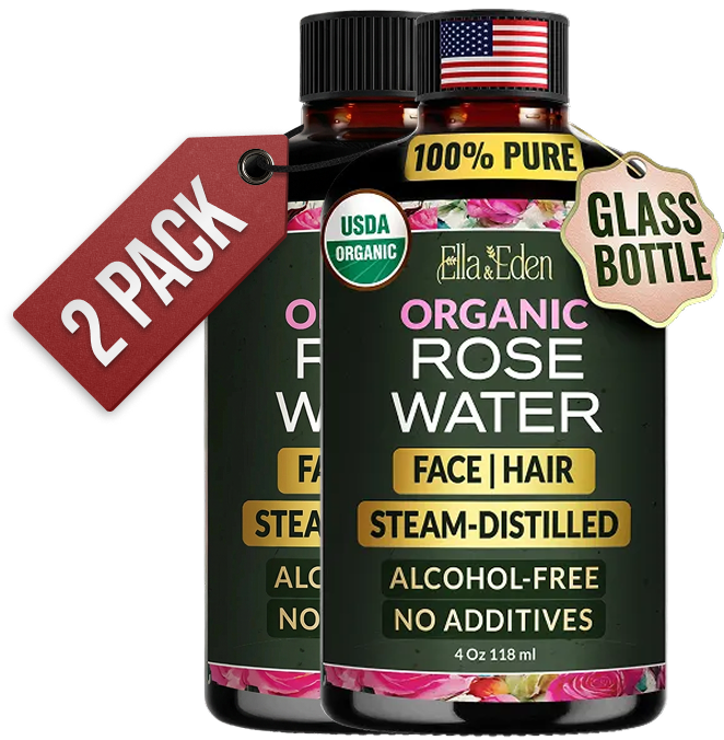 Organic Rose Water Spray 4 Fl Oz