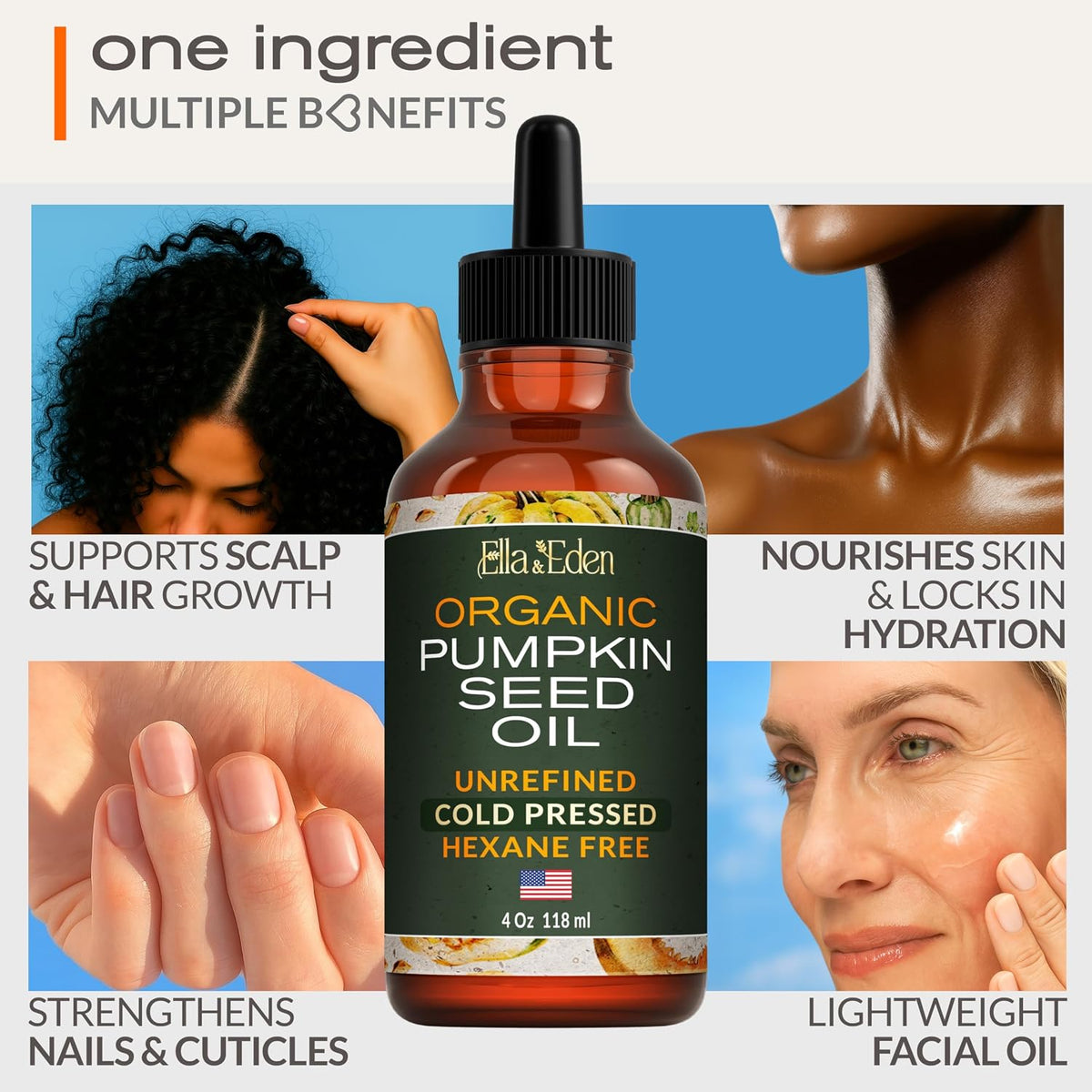 Ella & Eden Organic Pumpkin Seed Oil – image 4
