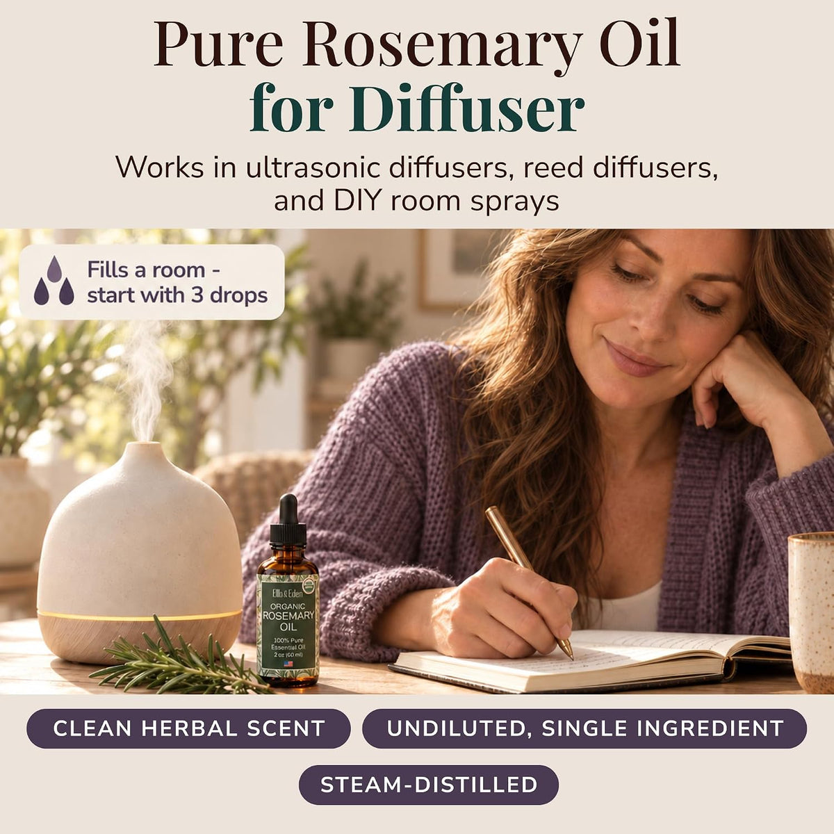 Ella & Eden Organic Rosemary Oil – image 2