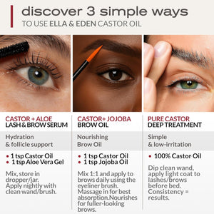 Ella & Eden Organic Castor Oil for Lashes & Brows – image 5
