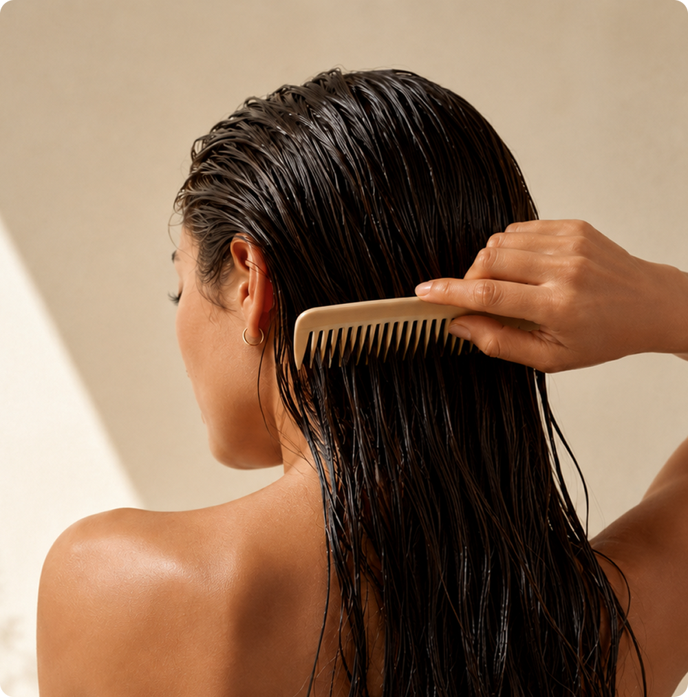 Leave 30 min or overnight, wash